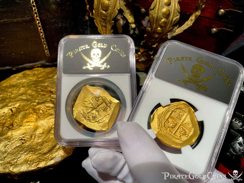 Mexico 8 Escudos 1702-10 "1715 Fleet Shipwreck" NGC UNC 12