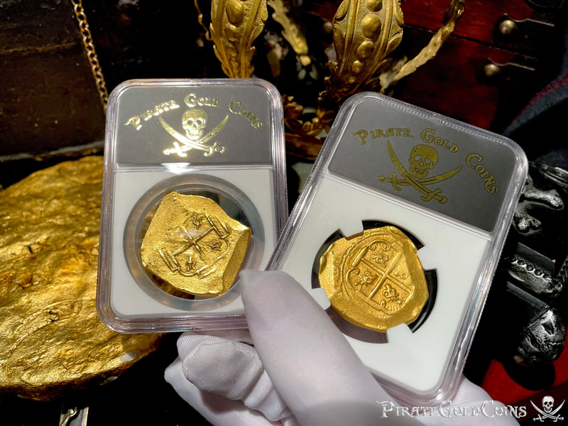 Mexico 8 Escudos 1702-10 "1715 Fleet Shipwreck" NGC UNC 13