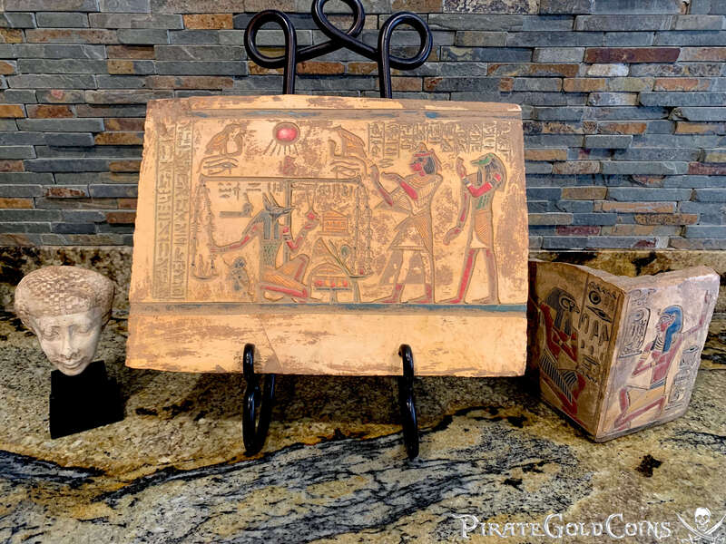 Egyptian Limestone Hieroglyphs 1570-1342BC Anubis 3