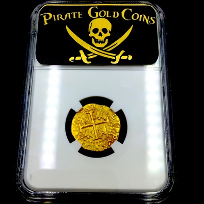 Peru 2 Escudos 1705 "1715 Plate Fleet Shipwreck" NGC 62 Finest Known 2