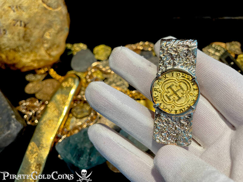 Money Clip with Recreation Atocha 1622 Shipwreck Colombia Coin 9