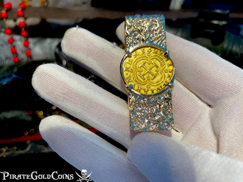 Money Clip with Recreation Atocha 1622 Shipwreck Colombia Coin 7