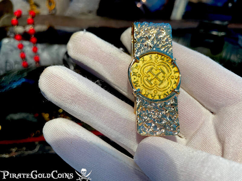 Money Clip with Recreation Atocha 1622 Shipwreck Colombia Coin 4