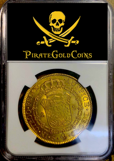 Spain 8 Escudos 1776 "Finest & Only Known" NGC 63 3