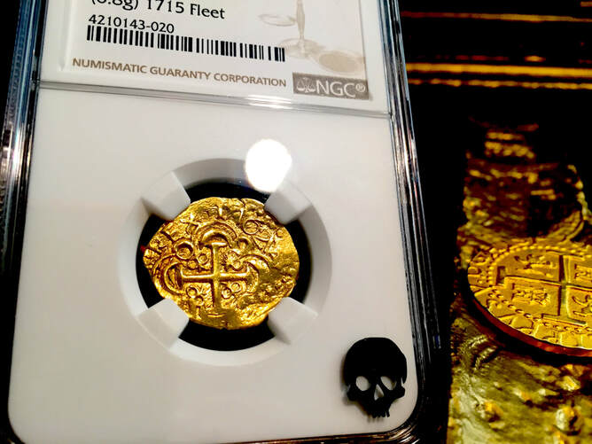 Dated | Colombia 2 Escudos | Pirate Gold Coins 23