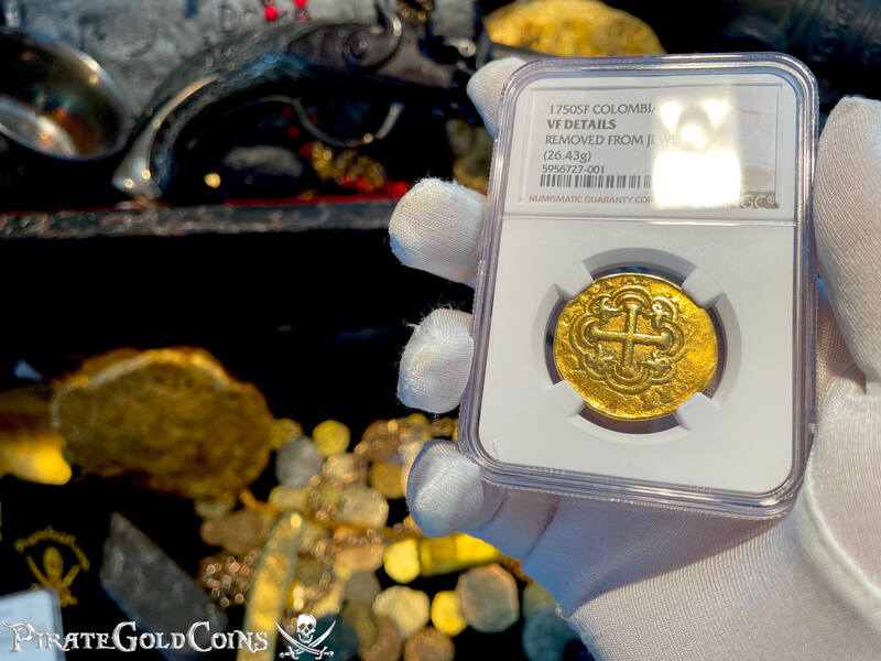 Colombia 8 Escudos 1750/49 "Dated" Very Rare 10