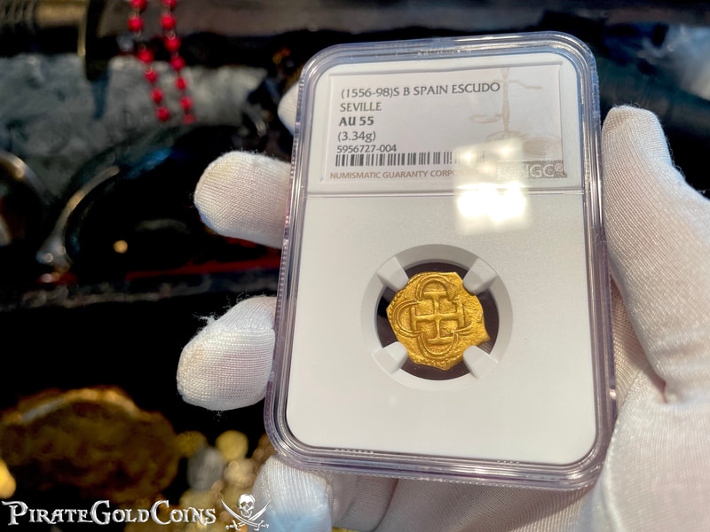 Spain 8 Escudos 1621-65 "Brute Style" Perfect Pendant Piece 7