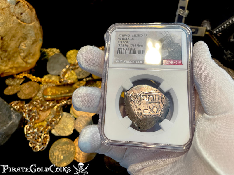 Mexico 4 Reales 1715 "Dated from the 1715 Fleet Shipwreck" to be Pendant 9