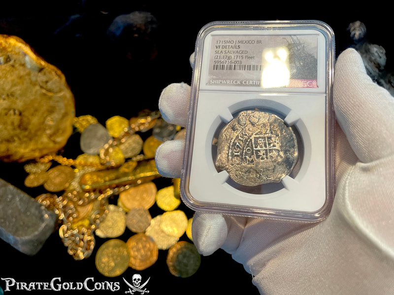 Mexico 8 Reales 1715 "Year of the Fleet Shipwreck" NGC VF 2