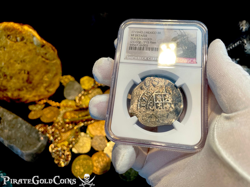 Mexico 8 Reales 1715 "Year of the Fleet Shipwreck" NGC VF 3