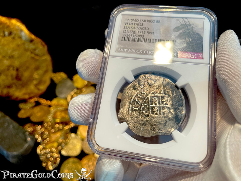 Mexico 8 Reales 1715 "Year of the Fleet Shipwreck" NGC VF