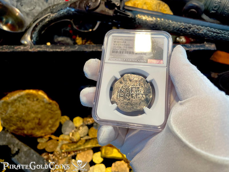 Mexico 8 Reales 1715 "Year of the Fleet Shipwreck" NGC VF 4