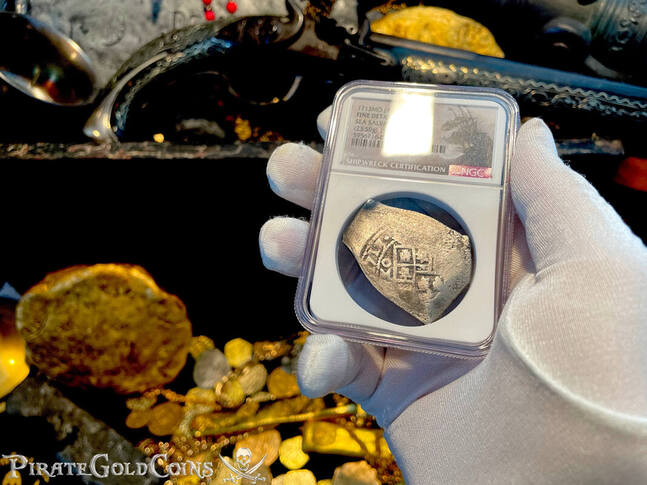 Mexico 8 Reales 1713 "Full Date From 1715 Fleet Shipwreck" NGC Fine