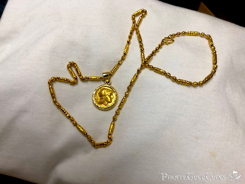 Kingdom of Macedon "Alexander the Great" 24kt Necklace Included 5