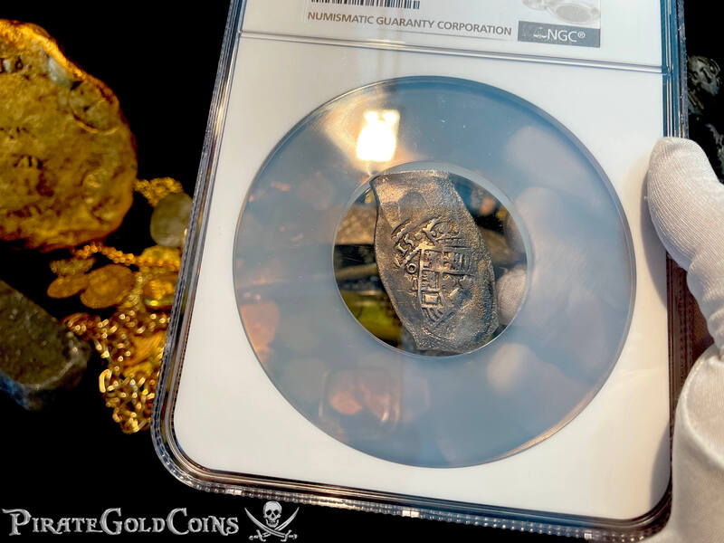 Mexico 8 Reales Dated 1715! "From 1715 Plate Fleet Shipwreck" NGC XF 14
