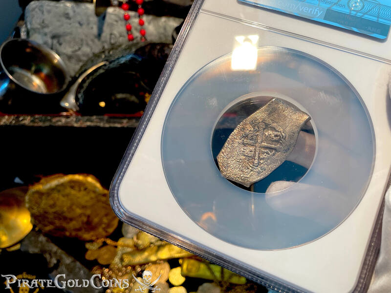 Mexico 8 Reales Dated 1715! "From 1715 Plate Fleet Shipwreck" NGC XF 20