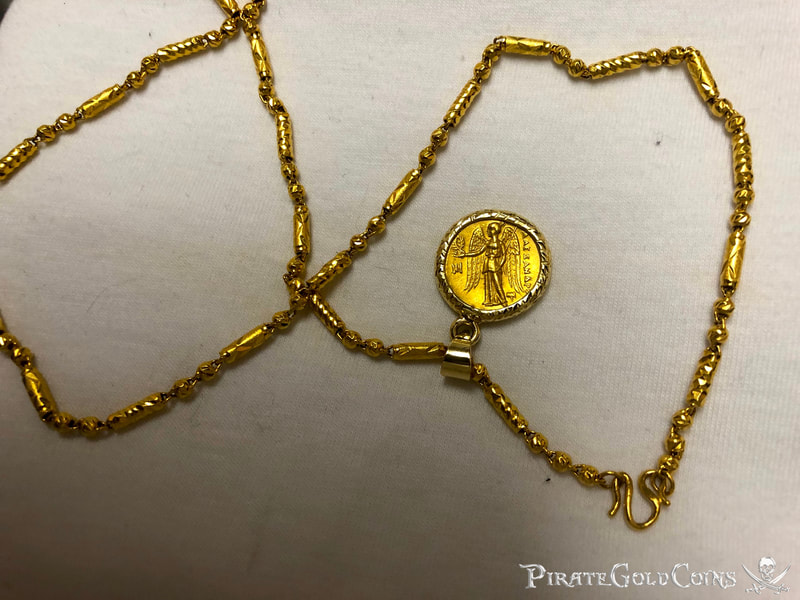 Kingdom of Macedon "Alexander the Great" 24kt Necklace Included 15