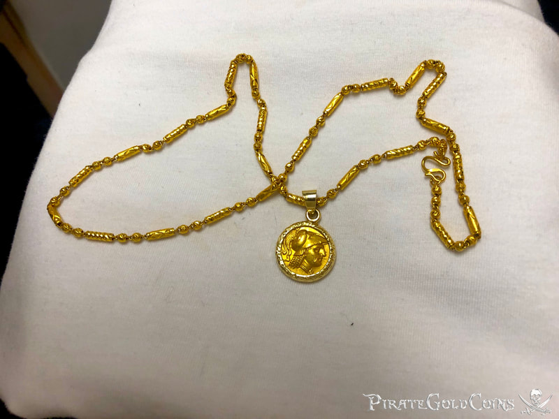 Kingdom of Macedon "Alexander the Great" 24kt Necklace Included 2