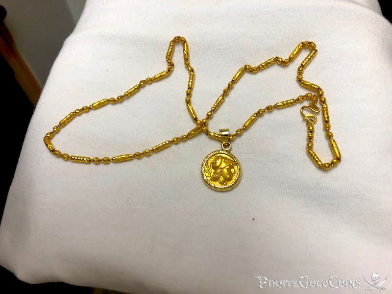 Kingdom of Macedon "Alexander the Great" 24kt Necklace Included 26