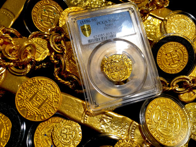 Spain 2 Escudos 1556-98 "Full Crown and Exceptional Strike"  PCGS 60 Treasure 4