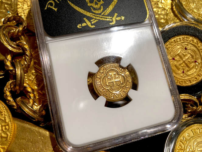 Spain 1 Escudo Dated Shipwreck Coins 8