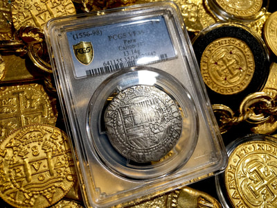 Peru 4 Reales 1556-98 PCGS 35 Pirate Gold Coins Shipwreck Treasures 4