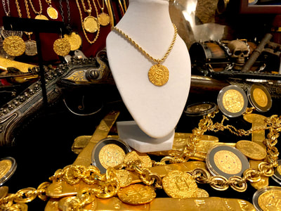 Pure Gold Replica Shipwreck Treasure Coin Colombia 1622 5