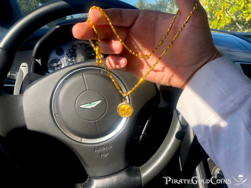 Kingdom of Macedon "Alexander the Great" 24kt Necklace Included 29