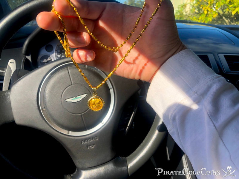 Kingdom of Macedon "Alexander the Great" 24kt Necklace Included 30