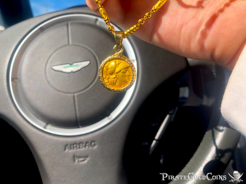 Kingdom of Macedon "Alexander the Great" 24kt Necklace Included 32