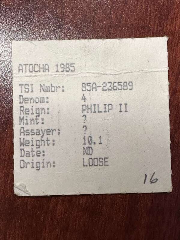 ​Bolivia 8 Reales 1612-16 "Atocha 1622 Shipwreck" PCGS VF 10