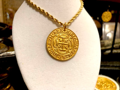 Pirate Treasure Shipwreck Necklace Mexico 1715 Royal (Mini) 2