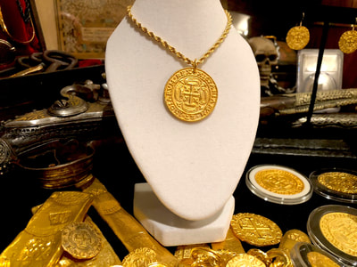 Pirate Treasure Shipwreck Necklace Mexico 1715 Royal (Mini) 6