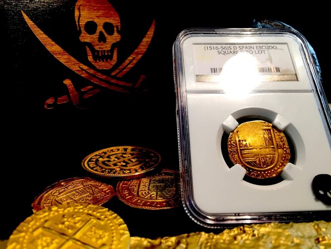 Spain 1 Escudo 1516-56's 40