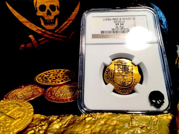 Spain 1556-98 2 Escudos 38