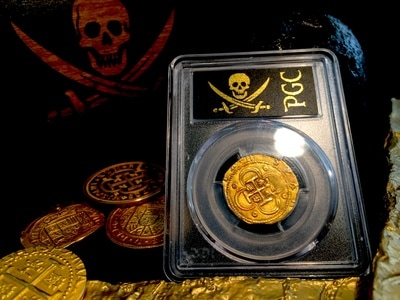 Spain  2 Escudos  1556-98  "Seville Mint"  PCGS 55  Full Philippvs in Legend! 5