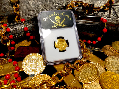 Spain 2 Escudos 1556-98 "Philip II" NGC 25​ Pirate Gold Coins Treasure 6