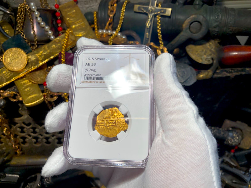 Spain 2 Escudos 1615 "Dated" NGC 53 3
