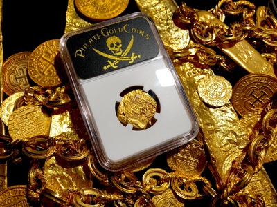 Spain 2 Escudos 1629 "Dated" NGC 63 Shipwreck Gold Pirate Treasure Coins 8
