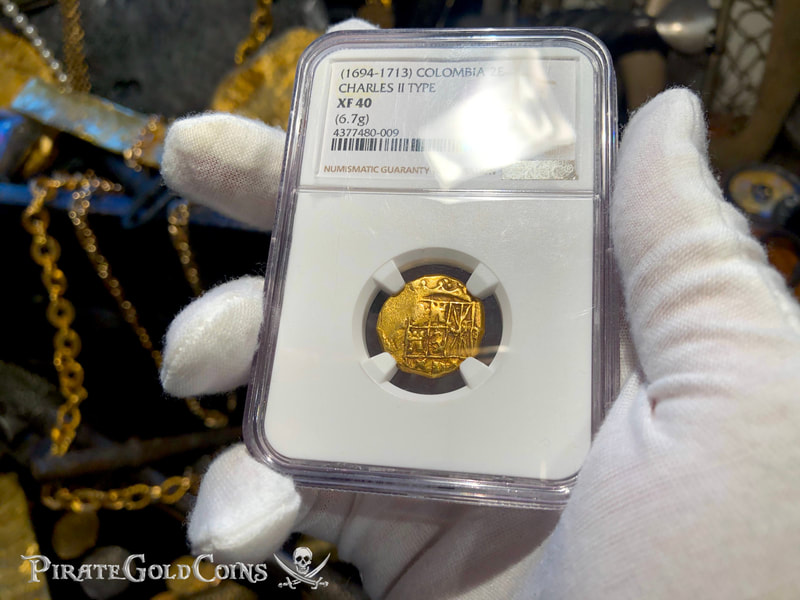 Pirate Gold Coins | Colombia 2 Escudos 44