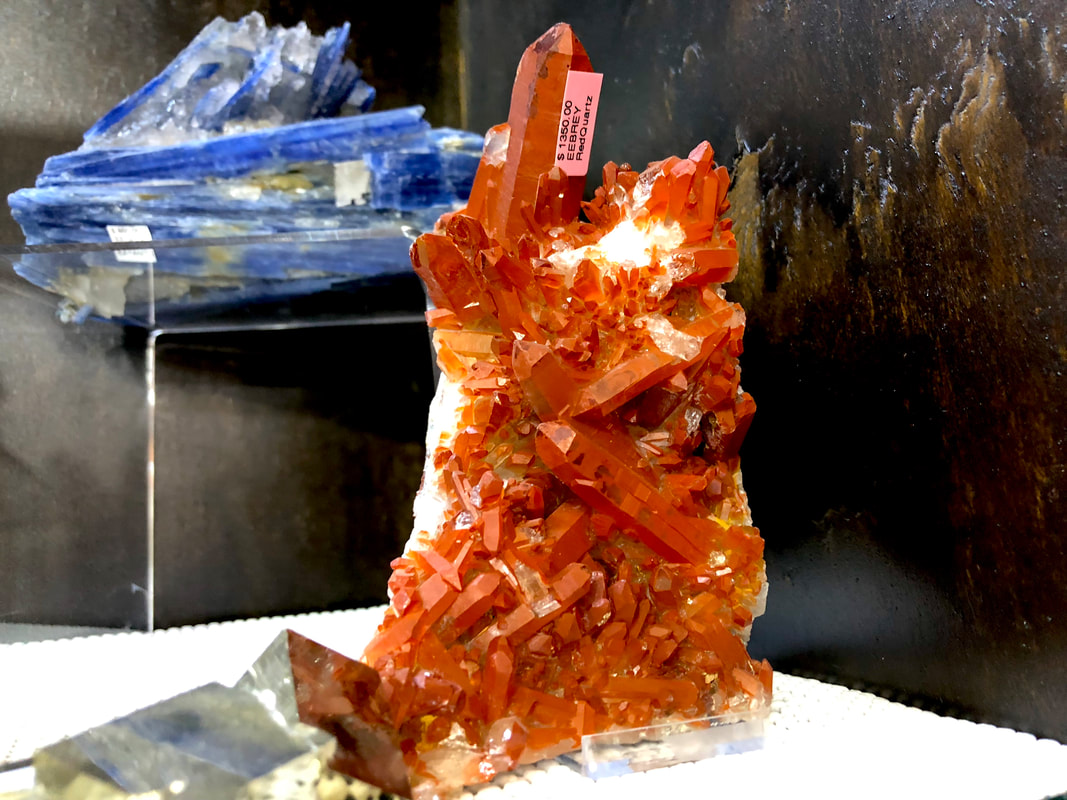 Red Quartz - Pirate Gold Coins Treasures of the Earth