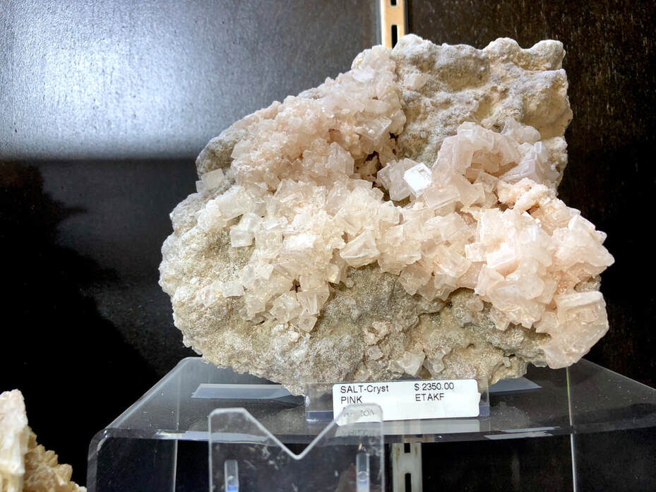 Arizona Pink Salt Crystal - Pirate Gold Coins Treasures of the Earth