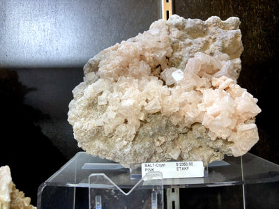 Arizona Pink Salt Crystal - Pirate Gold Coins Treasures of the Earth 2