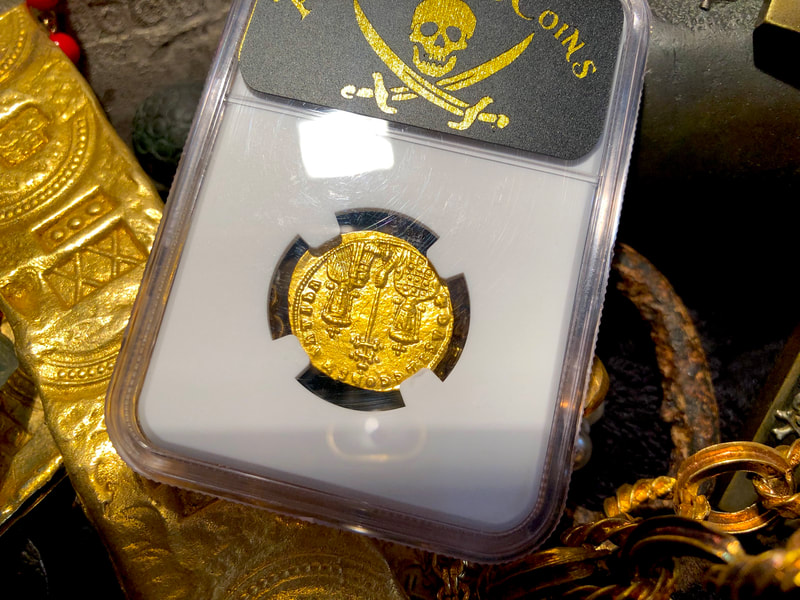 Byzantine Empire 976-1025AD "Jesus Christ" NGC AU 4x3 3