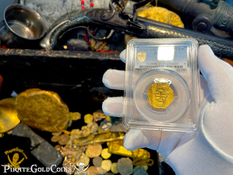 Spain 2 Escudos 1556-1621 "Great Centering" PCGS 45 5