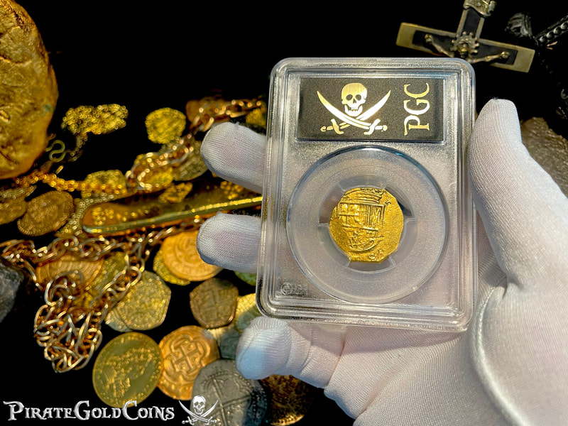 Spain 2 Escudos 1556-1621 "Great Centering" PCGS 45 7