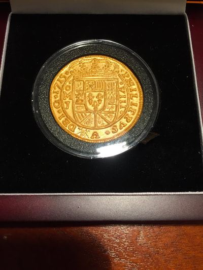 Mexico  "Royal with Diamonds"  1715 Plate Fleet Shipwreck 13