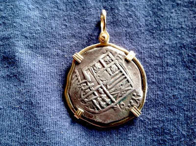 Bolivia, Potosi 8 Reales "Atocha Shipwreck Pendant" with COA! 3