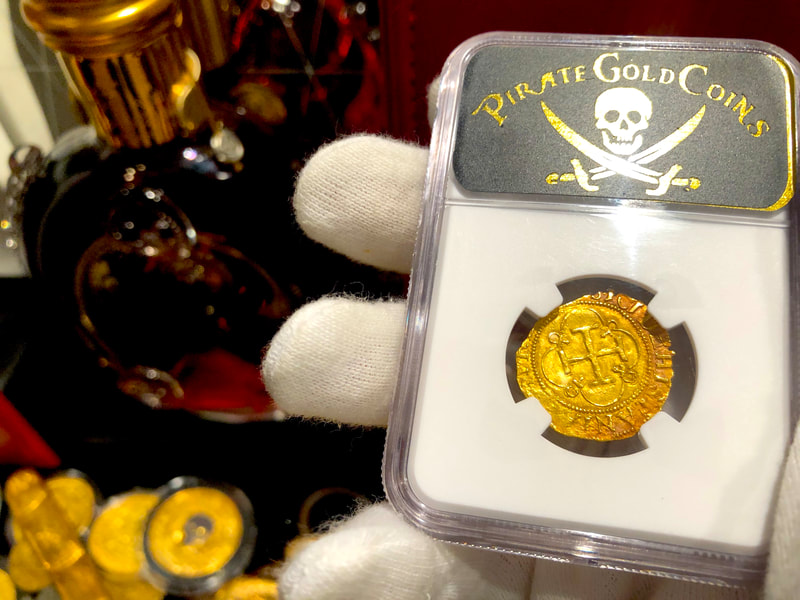 Spain 1 Escudo 1516-56 "Carlos & Johanna-Mint State" NGC 62 7