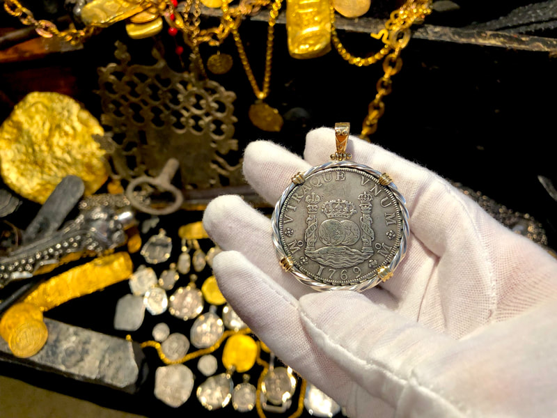 Mexico 8 Reales 1769 "Dated" Pillar Dollar Jewelry Treasure 4